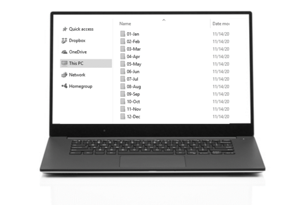 Financial Electronic Records Management Process Template (Premium)