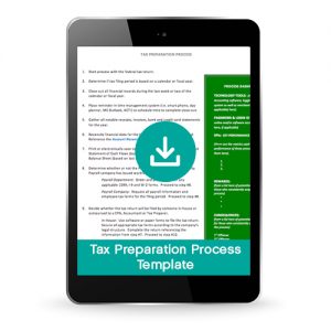Tax Preparation Process and Procedure Template